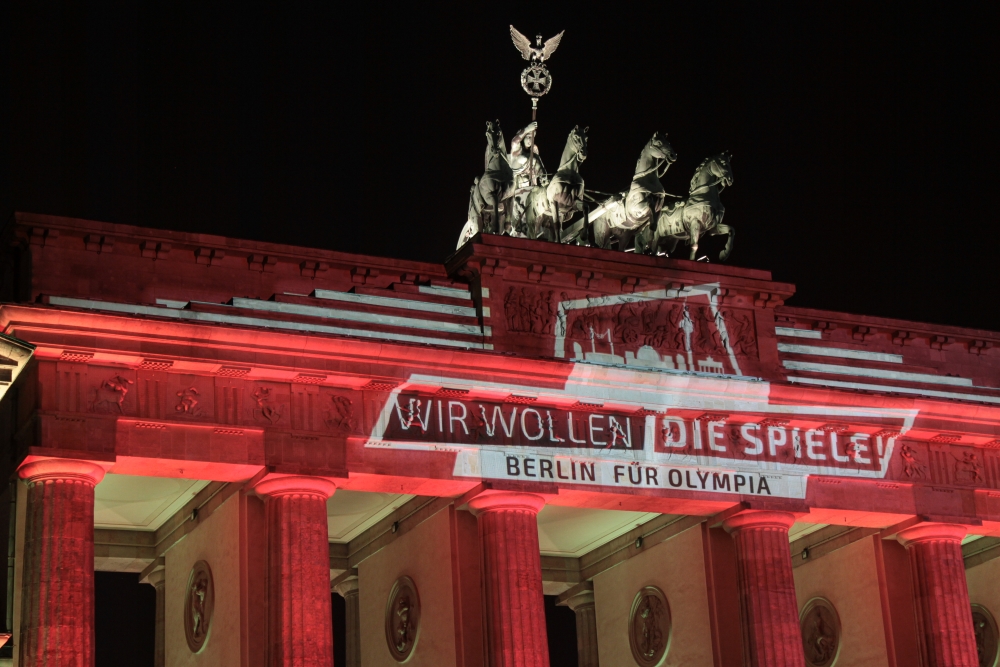 Quadriga mit Olympia