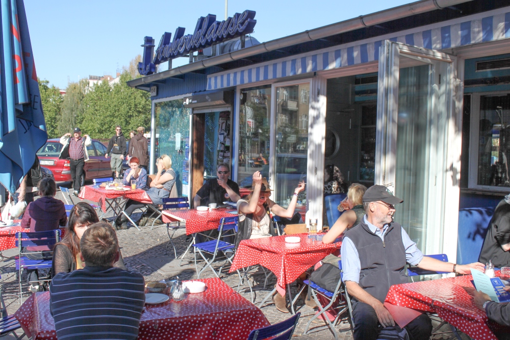 Berlin-Kreuzberg; Ankerklause am Landwehrkanal