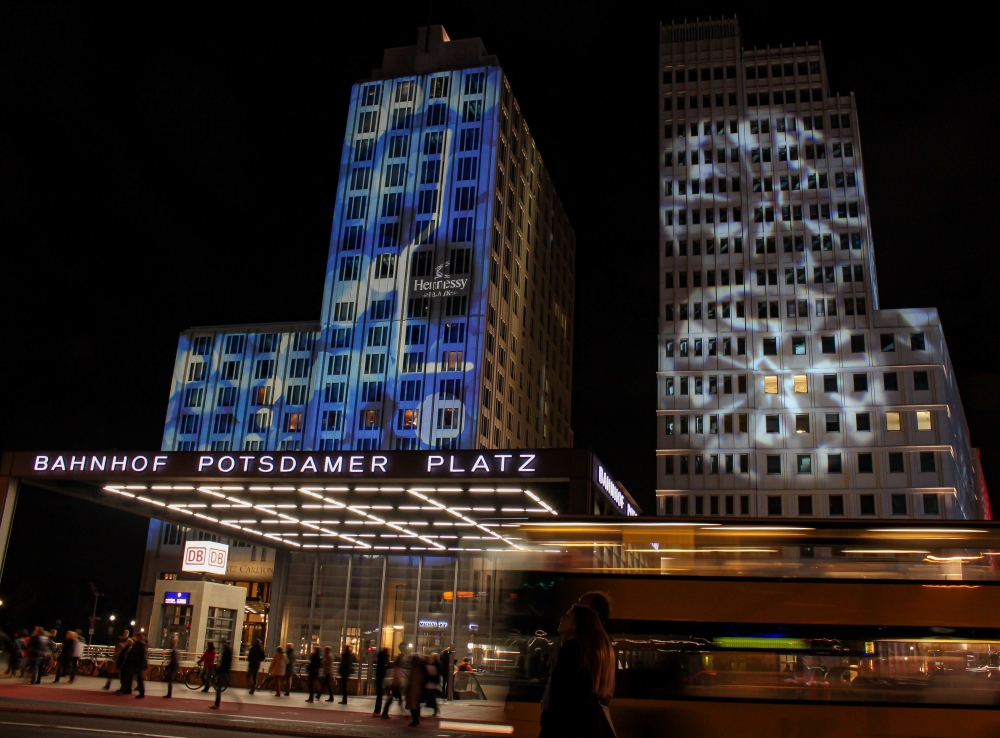Potsdamer Platz bei Nacht