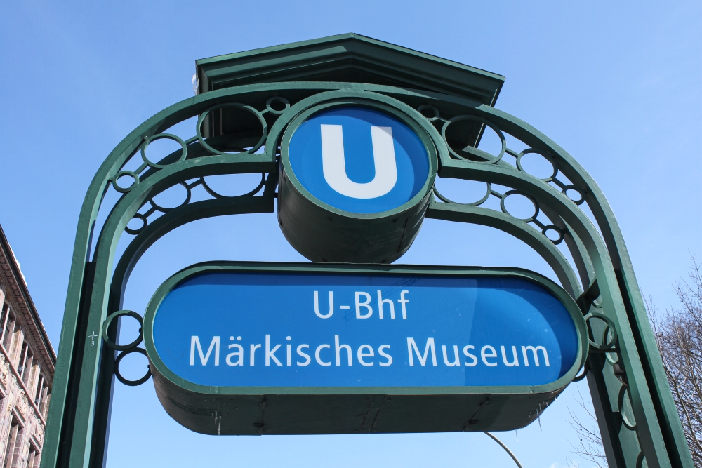 Berlin; U-Bahnhof Märkisches Museum
