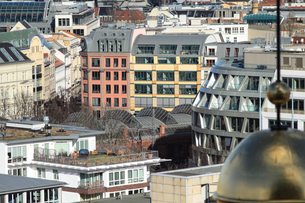 Hackescher Markt vom Dom gesehen