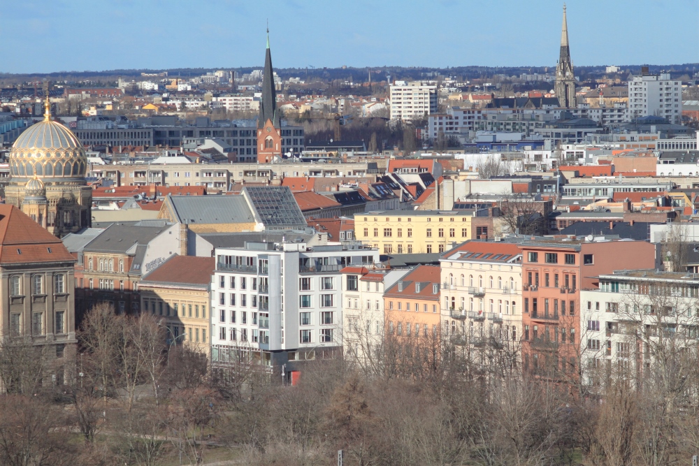 Spandauer Vorstadt mit Neuer Synagoge und Zionskirche