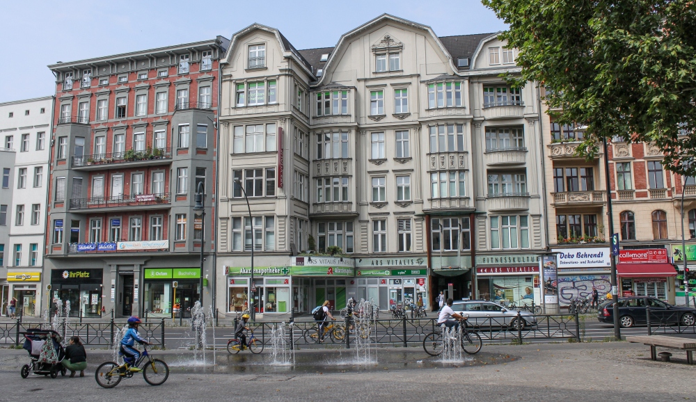 Berlin-Schöneberg; Hauptstraße am Kaiser-Wilhelm-Platz