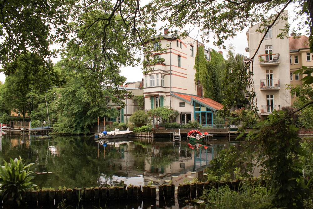 Berlin-Spandau; Havelufer am Möllentorsteg