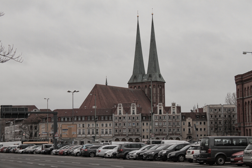 Grunerstraße vor dem Rückbau 2018
