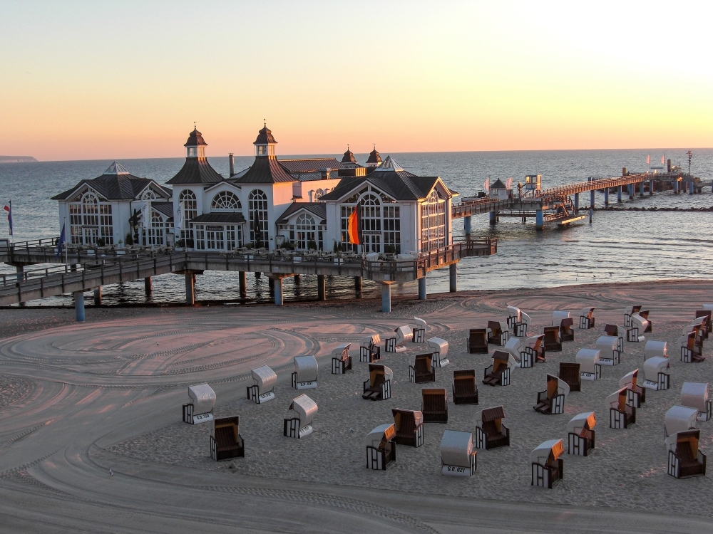 Ostseebad Sellin auf Rügen; Seebrücke