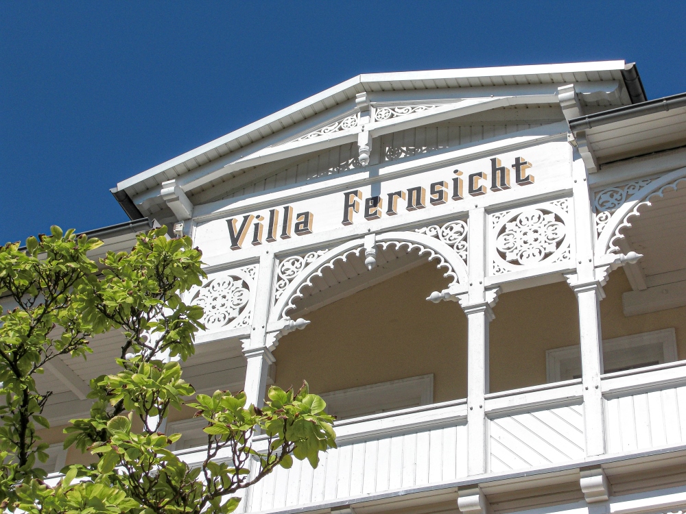 Ostseebad Sellin auf Rügen; Typische Rügener Bäderarchitekur