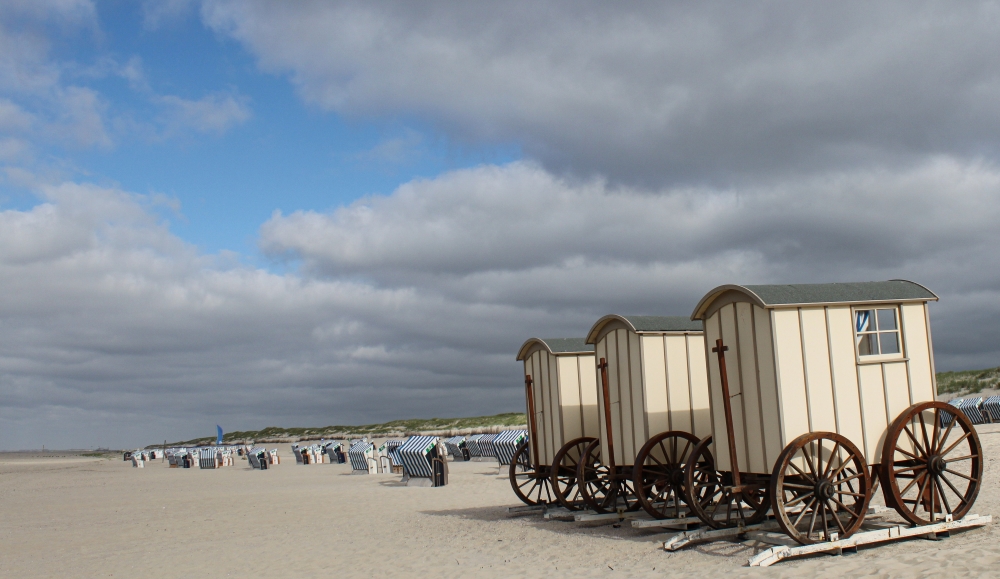 Norderney; Historische Badewagen