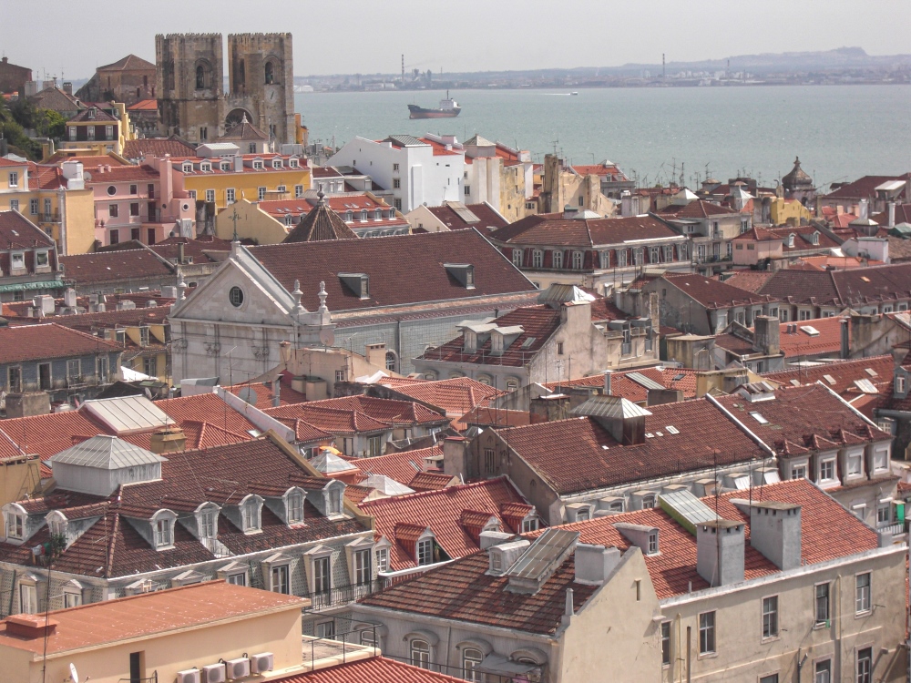 Lissabon; Baixa mit Kathedrale