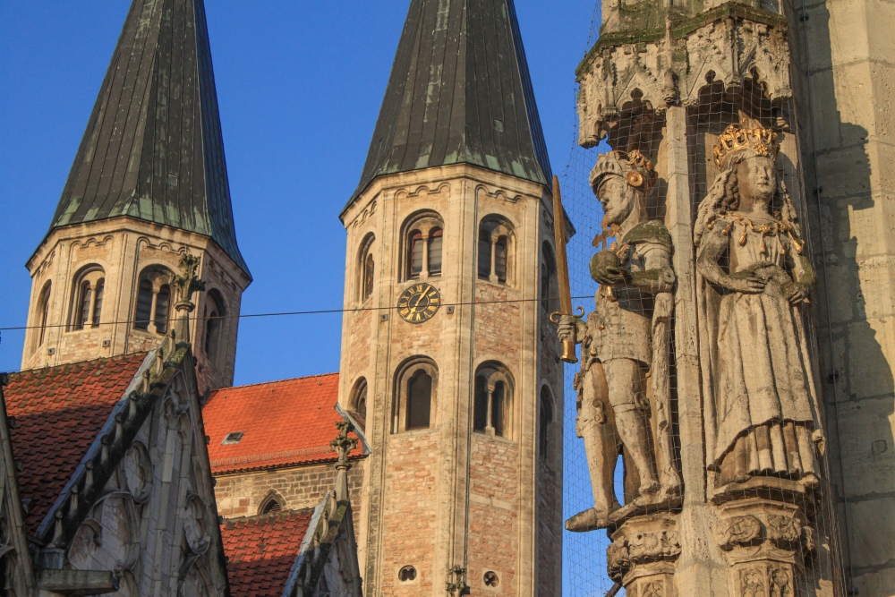 Braunschweig; St. Martini und Altes Rathaus