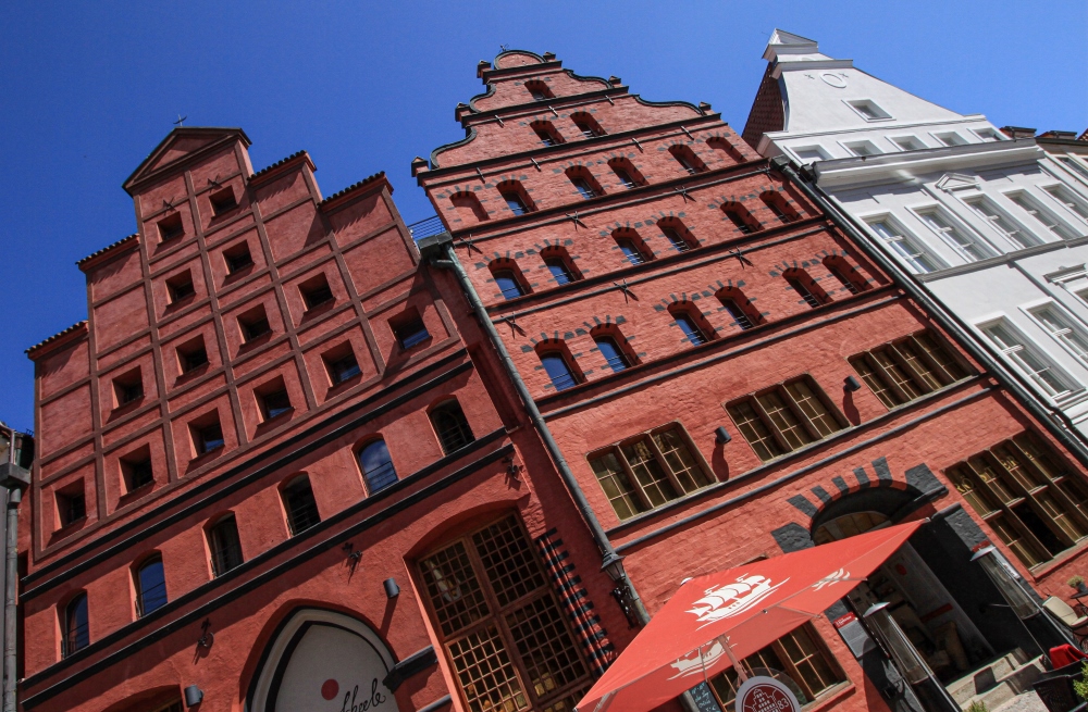 Stralsund; Giebel an der Fährstraße