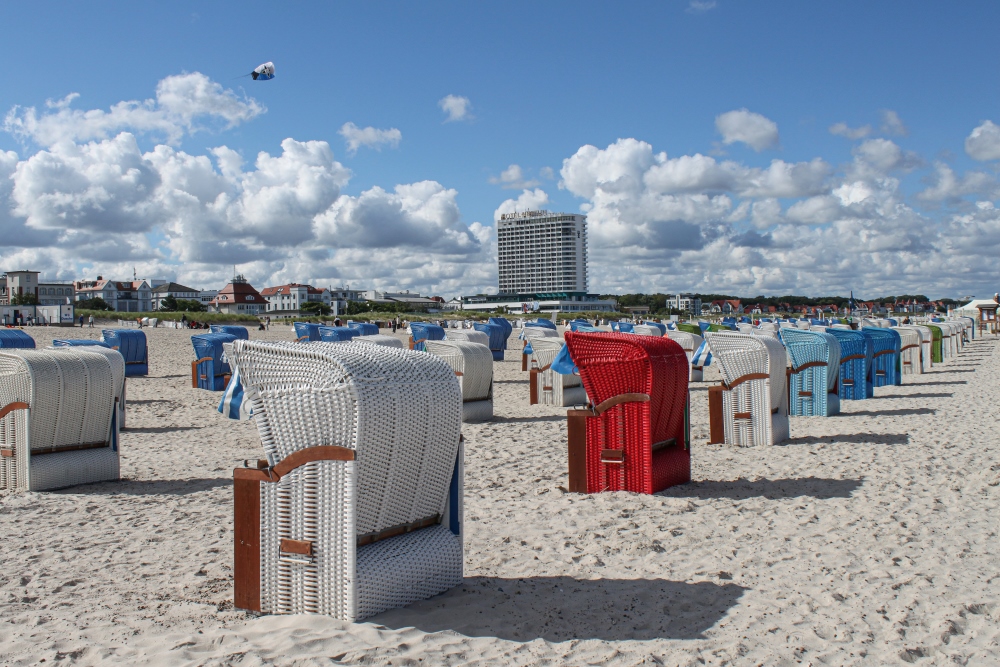 Warnemünde; Strandpanorama