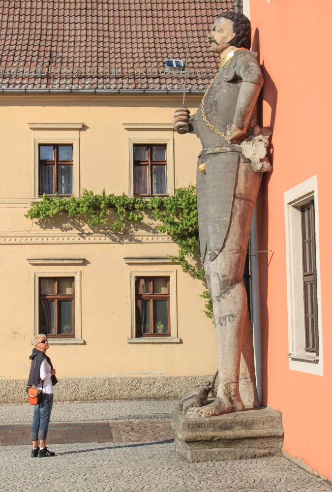 Belgern; Roland am Rathaus
