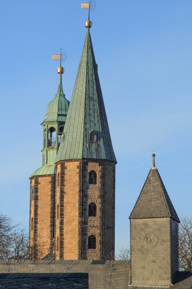 Goslar; Turmblick mit Marktkirche