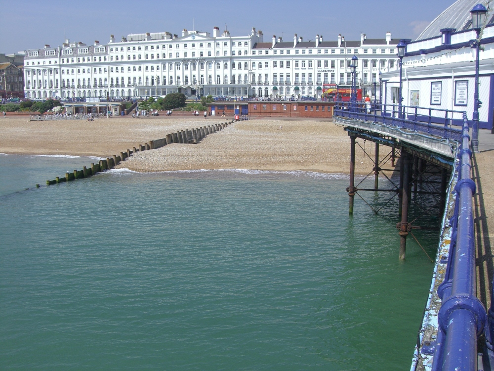 Eastbourne; Blick vom Pier