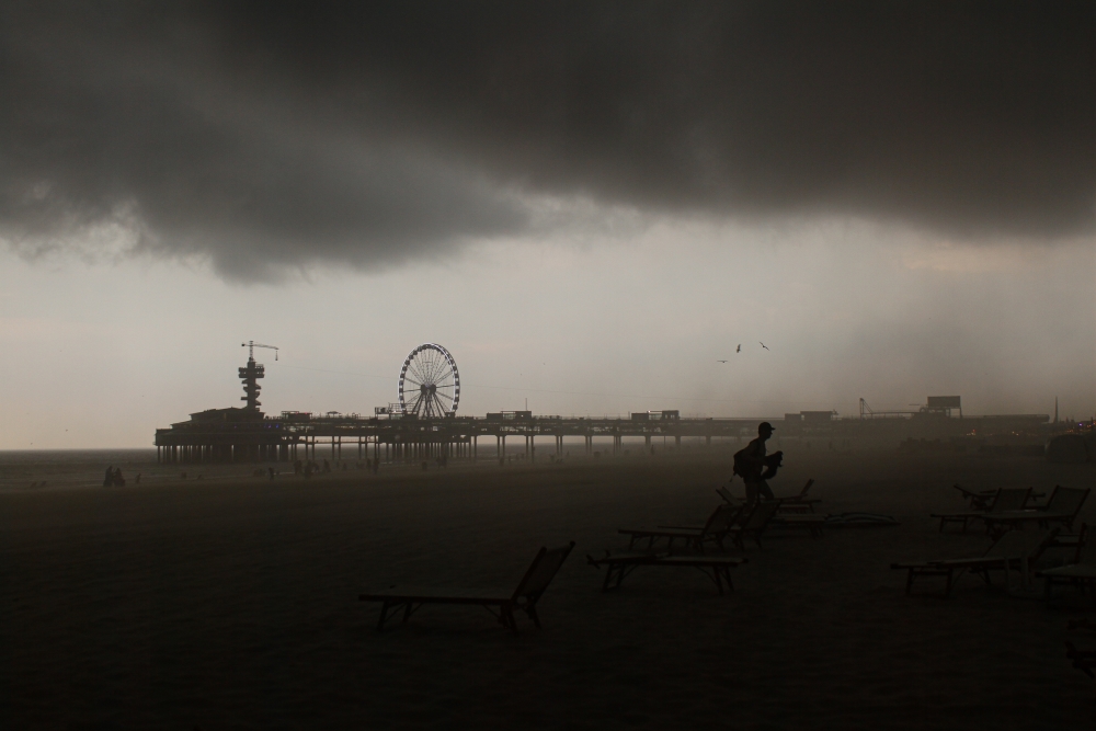 Scheveningen; Sommerliches Unwetter