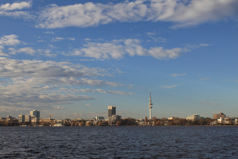 Hamburg; Alsterpanorama