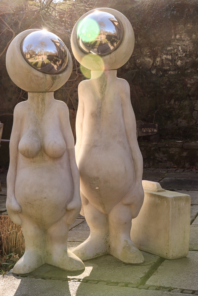 Wuppertal; Skulpturen im Schlosspark Lüntenbeck