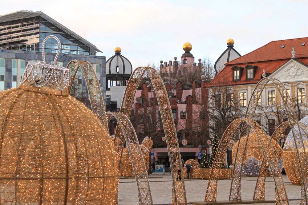 Magdeburg; Domplatz im Advent
