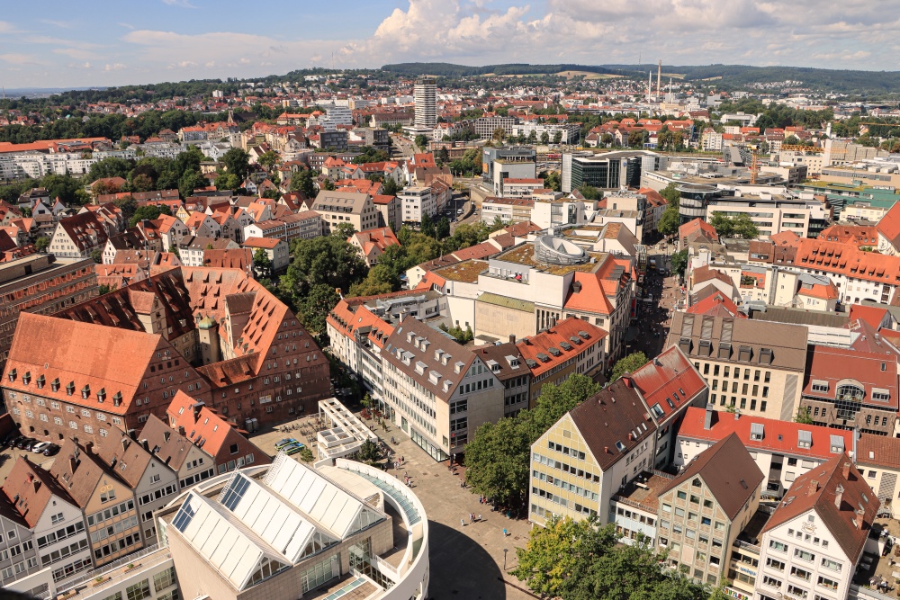 Ulm; Blick vom Münster