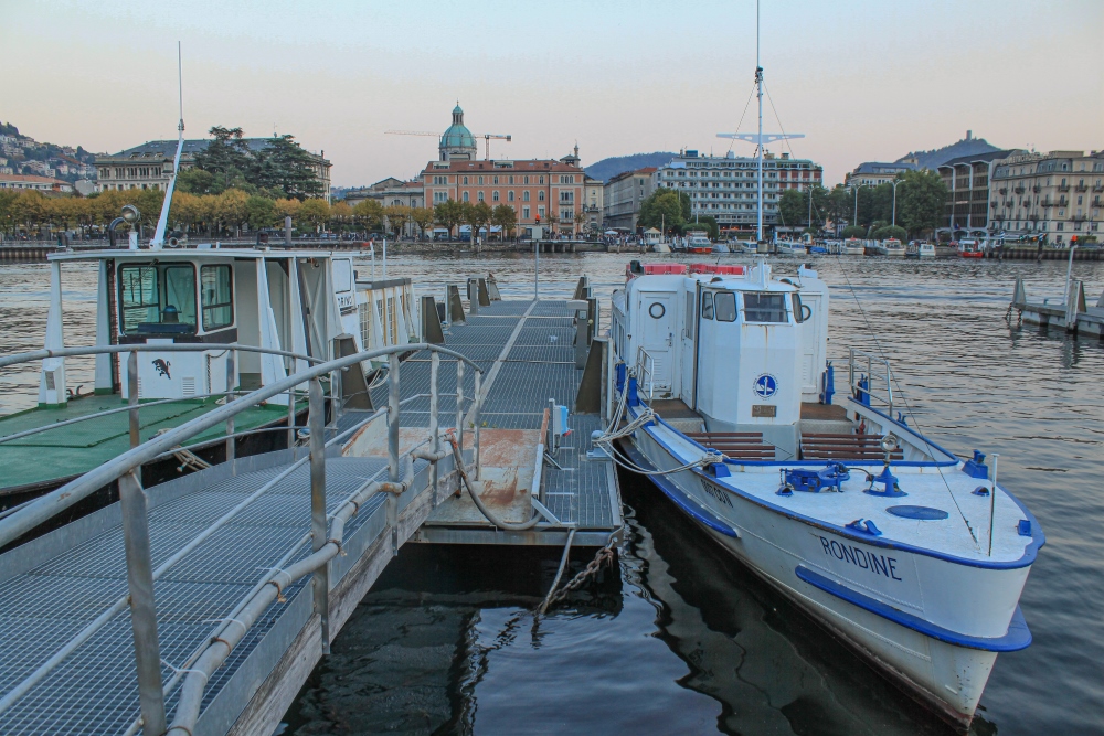 Como; Uferpromenade
