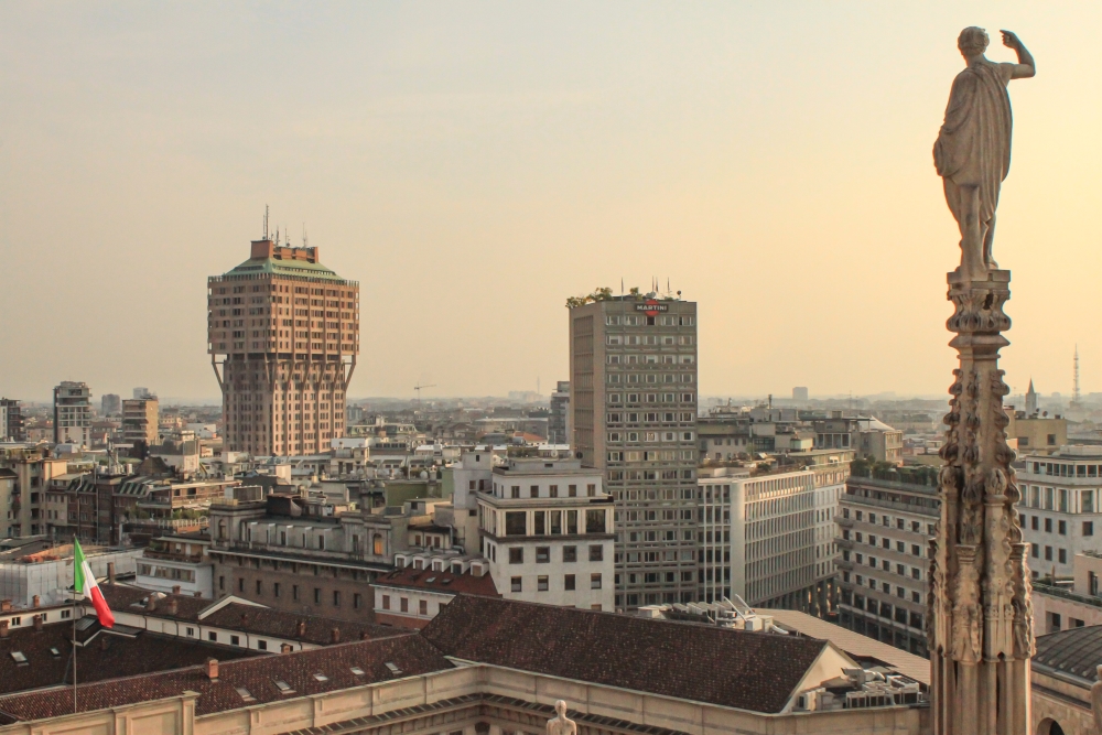 Mailand; Blick vom Dom