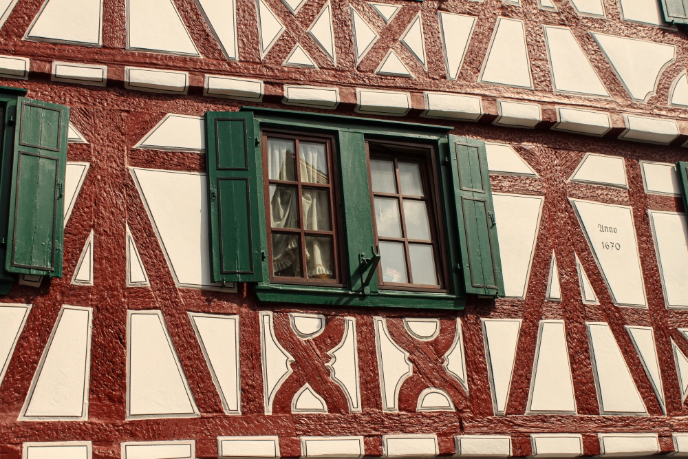 Seligenstadt am Main; Fachwerkhausfassade