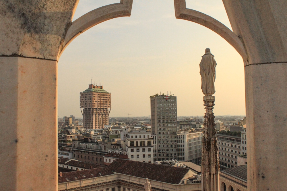 Mailand; Blick vom Dom