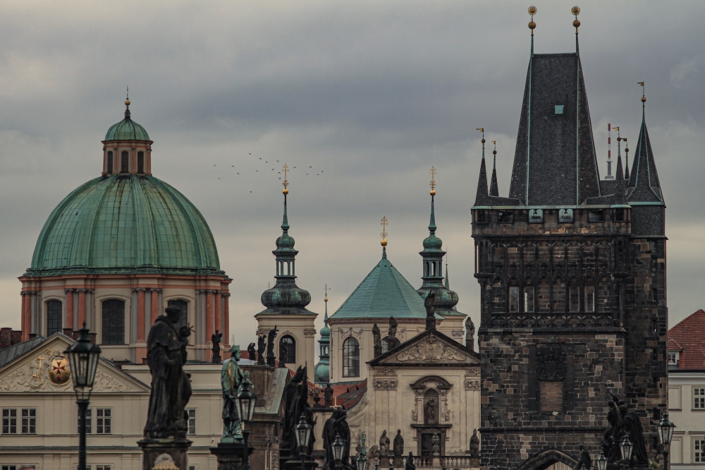 Prag; Altstadt von der Karlsbrücke