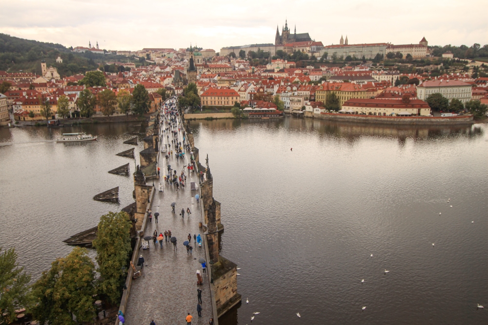Prag; Kleinseite mit Burg und Veitsdom