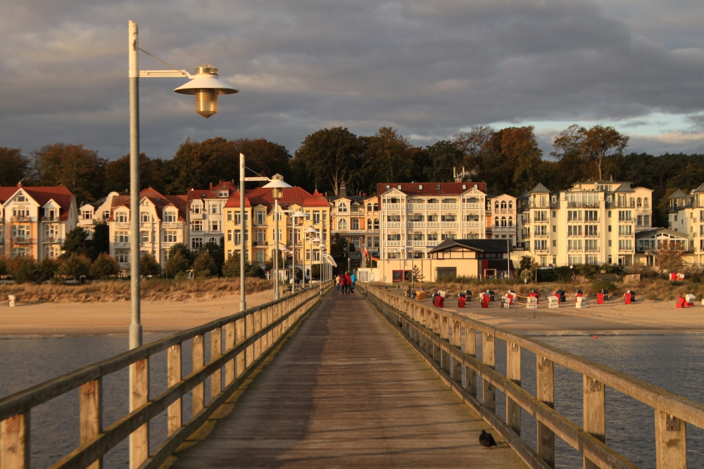 Seebad Bansin; Auf der Seebrücke