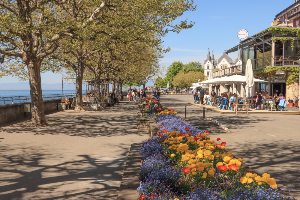 Vevey, Uferpromenade