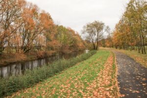 Unstrut-Radweg bei Werningshausen