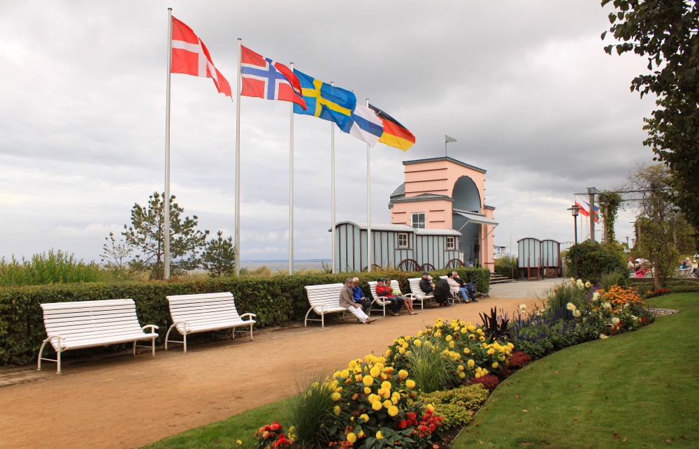 Seebad Bansin; Promenade mit Musikpavillon