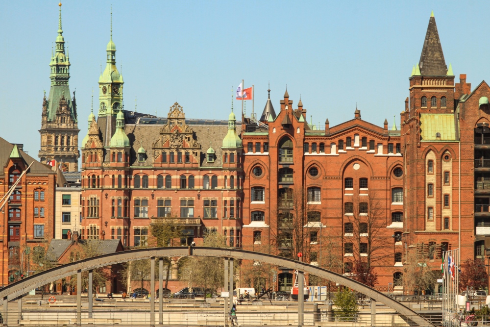 Hamburg; Speicherstadt im Fokus