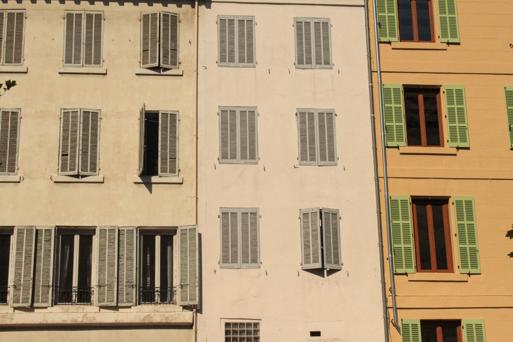 Marseille; Fassade in Le Panier