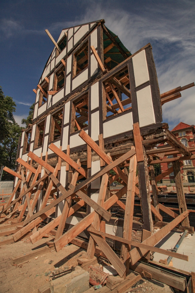 Wolfenbüttel; Geretteter Fachwerkgiebel