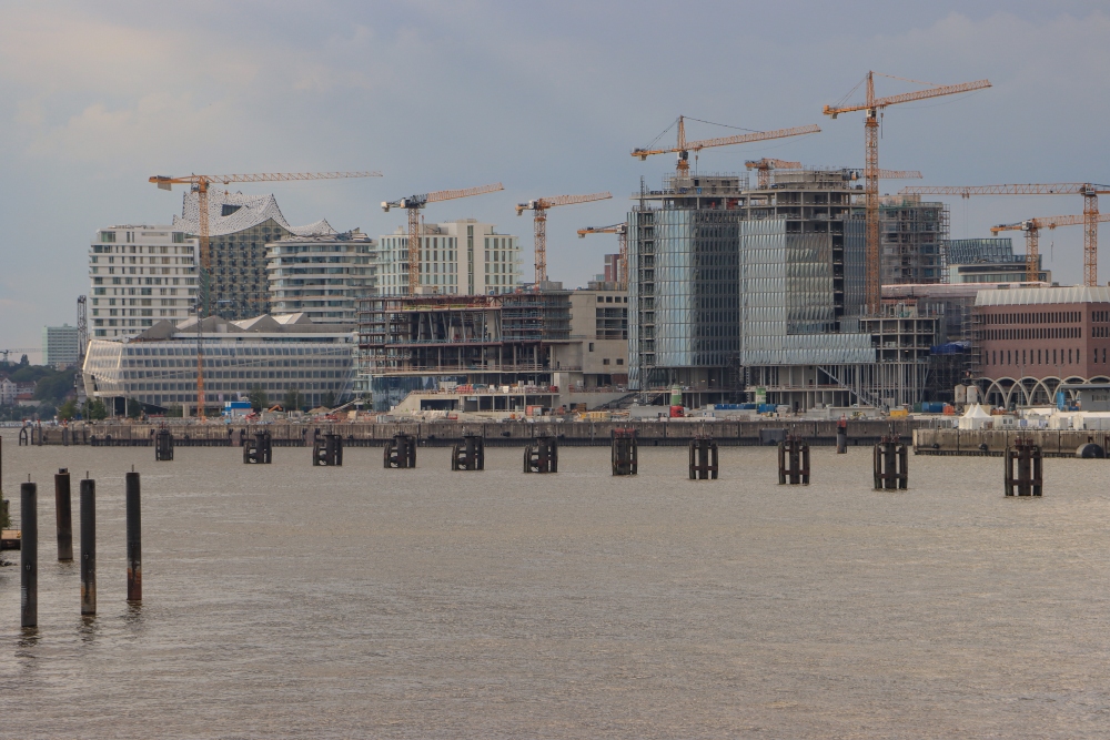 Hamburger Hafencity; Überseequartier 2023