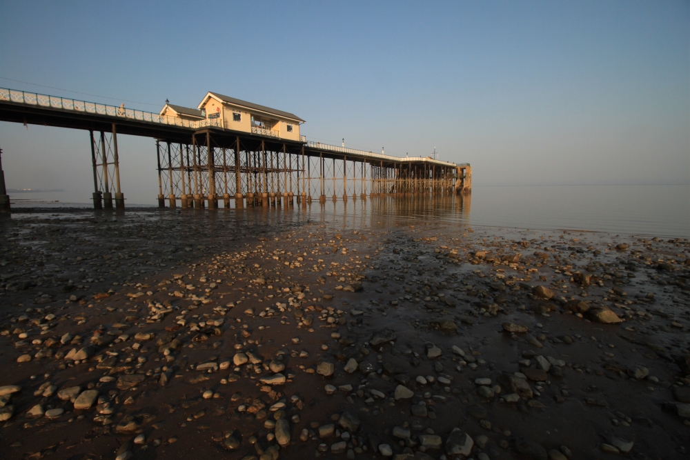 Strand und Penarth Pier