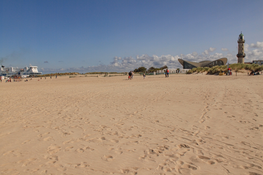Warnemünde; Strandpanorama