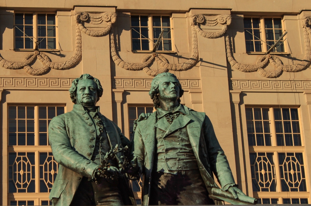 Weimar; Goethe-Schiller-Denkmal