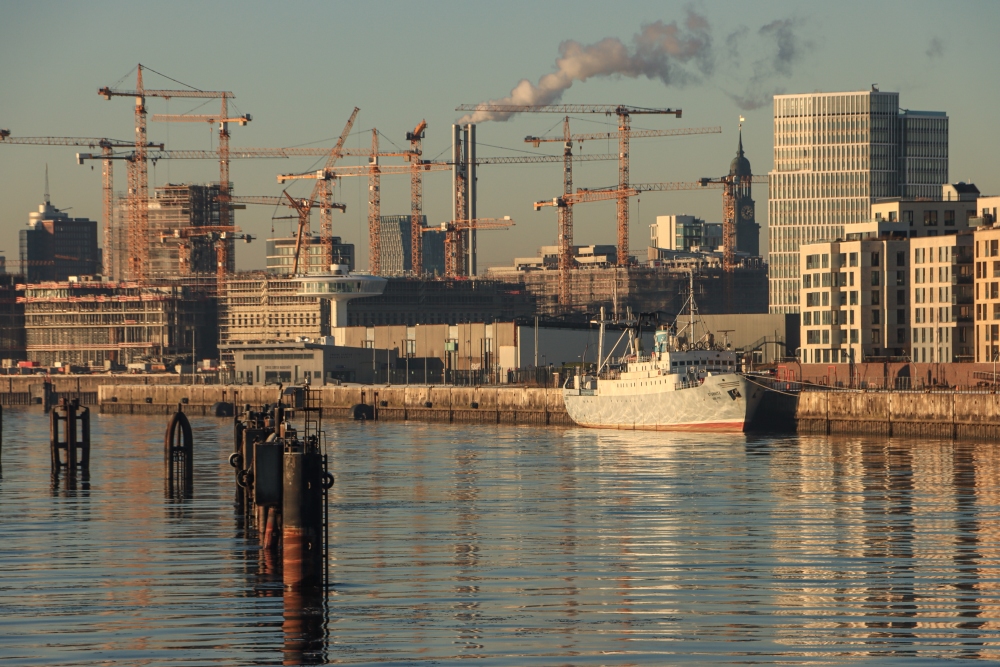 Hamburger Hafencity; Überseequartier 2022