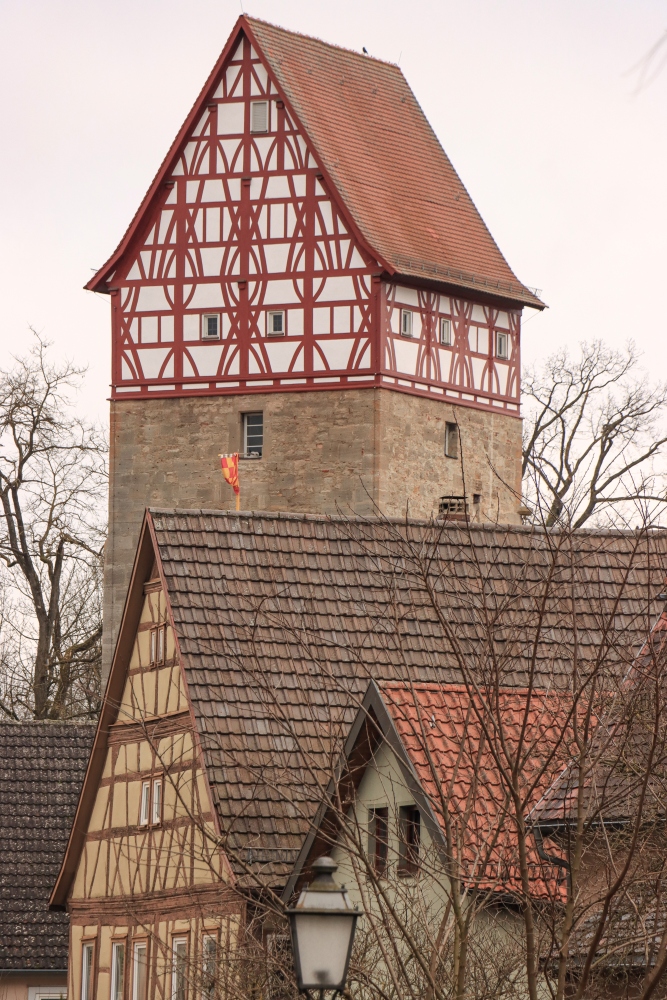Münnerstadt; Jörgentor vom Kirchplatz