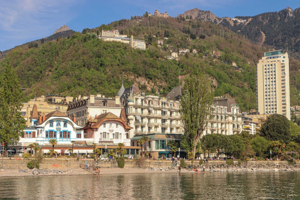 Montreux; Promenade an Genfersee