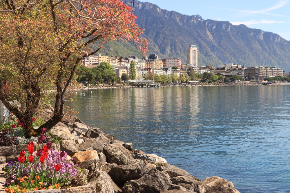 Waadländer Riviera; Seeufer in Montreux
