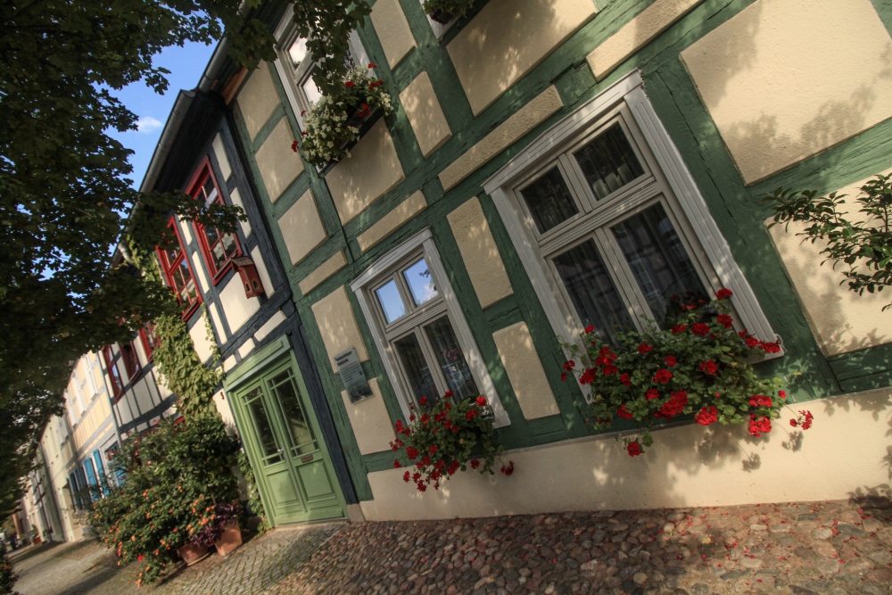 Templin; Häuserzeile