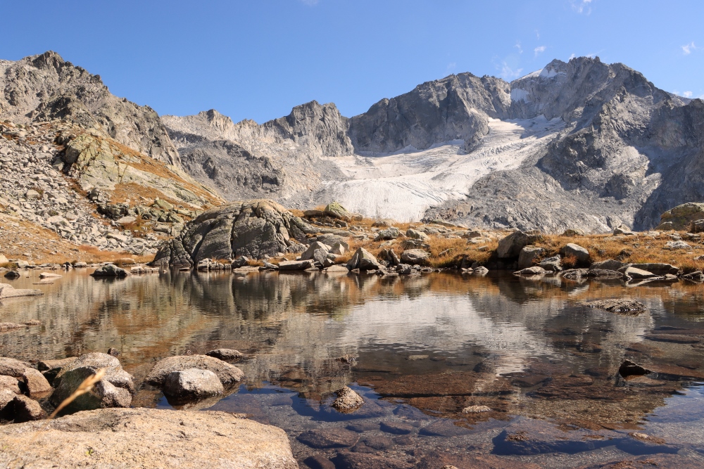 Cima dal Cantun und Gletscher