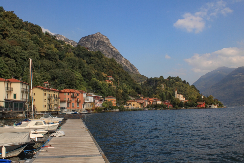 Seeufer des Luganer Sees in Gandria