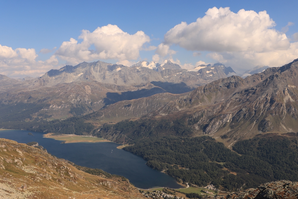 Oberengadin, Silsersee und Beninagruppe
