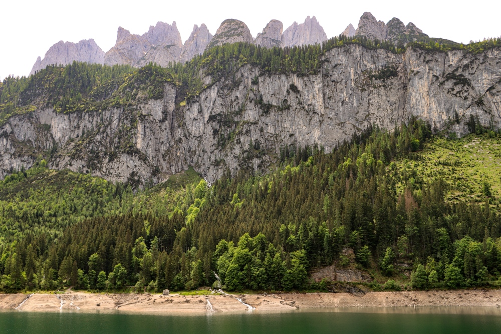 Gosaukamm über dem Vorderen Gosausee